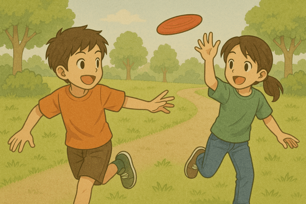 フリスビーで気持ちを考えよう