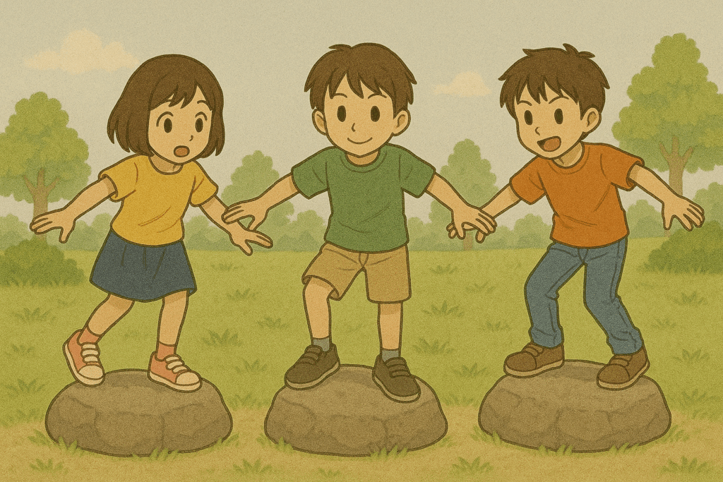 バランスゲームで順番に待つ