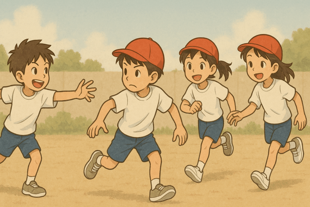 おにごっこでストップ