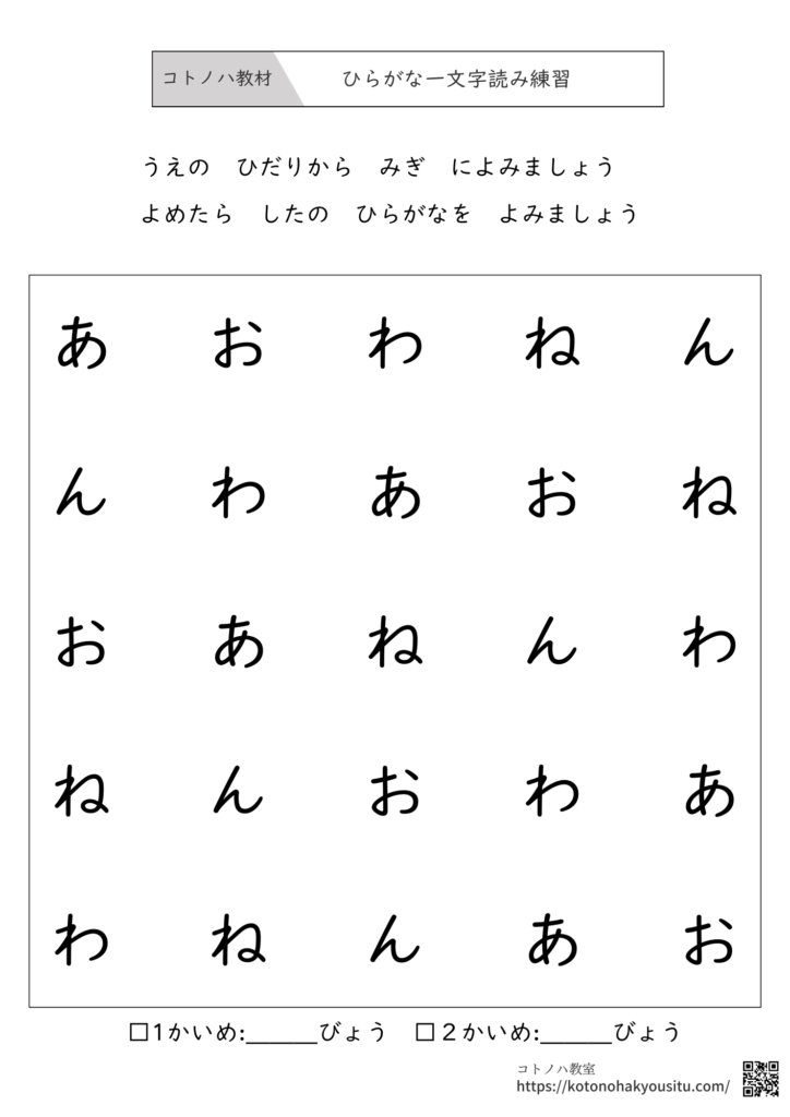 RAN　自動化　ひらがなプリント